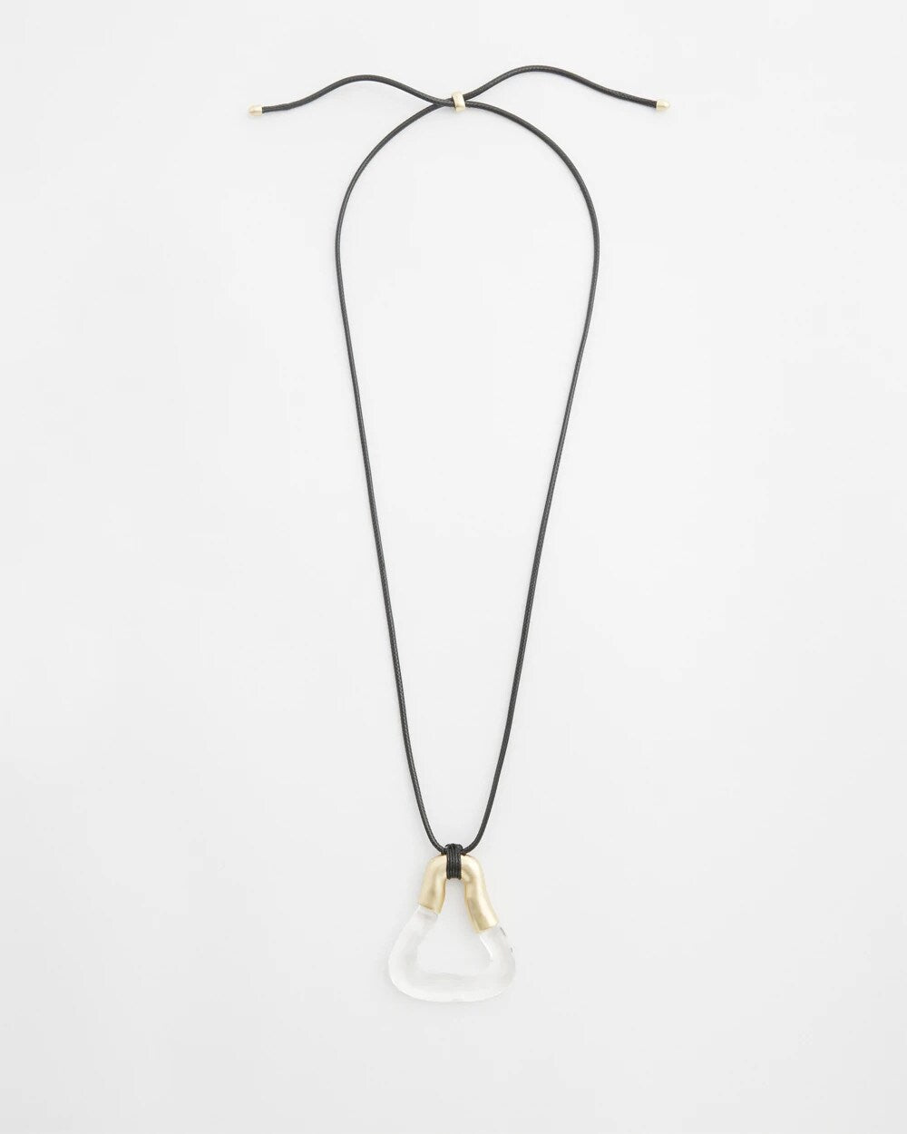 Chico's Jewelry Adjustable Lucite Pendant Necklace