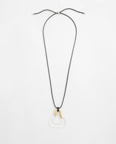 Chico's Jewelry Adjustable Lucite Pendant Necklace