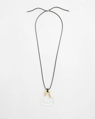 Chico's Jewelry Adjustable Lucite Pendant Necklace