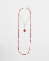 Chico's Jewelry Convertible Beaded Pendant Necklace