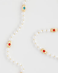 Chico's Jewelry Goldtone Faux Pearl Single-Strand Necklace