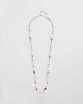 Chico's Jewelry Pink Art Deco Beaded Necklace