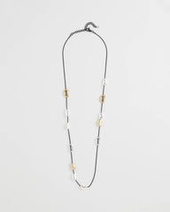 Chico's Jewelry Mixed-Metal Charm Necklace
