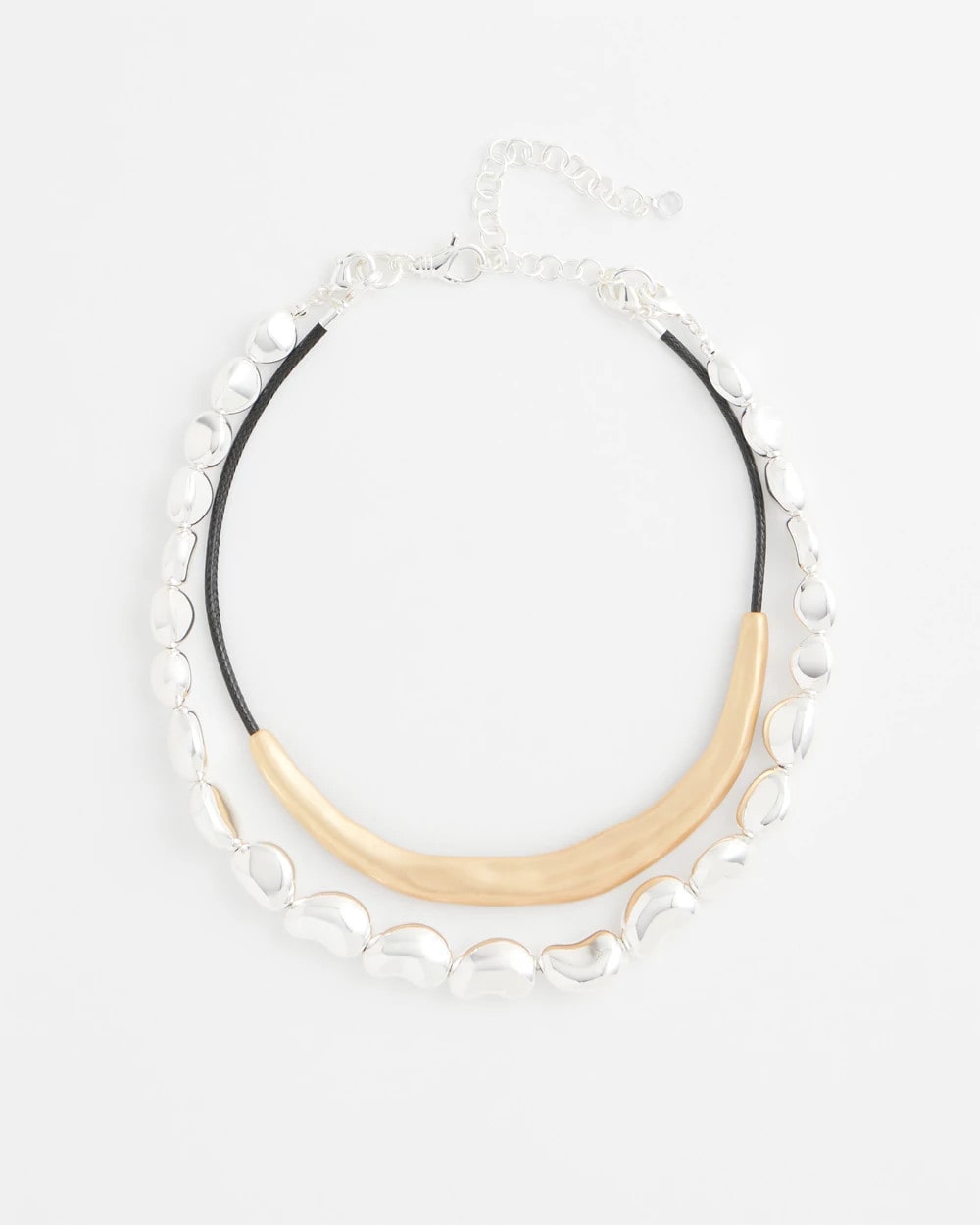 Chico's Jewelry Mixed-Metal Collar Necklace