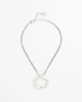 Chico's Jewelry Short Circle Pendant Necklace