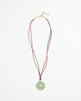Chico's Jewelry Sundial Medallion Pendant