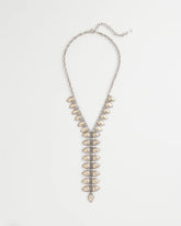 Chico's Jewelry Vertical Pear Shaped Y-Drop Necklace