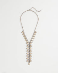 Chico's Jewelry Vertical Pear Shaped Y-Drop Necklace