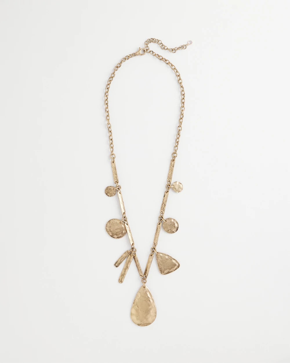 Chico's Jewelry Ash Gold Collection Charm Necklace