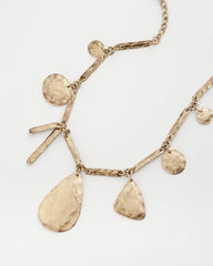 Chico's Jewelry Ash Gold Collection Charm Necklace