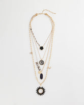 Chico's Jewelry Convertible Layered Tourmaline Necklace