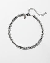 Chico's Jewelry Silver Tone Twist Collar Necklace