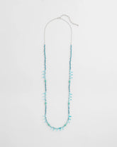 Chico's Jewelry Teal Beaded Single Strand Necklace
