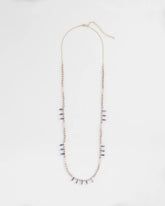 Chico's Jewelry Purple Beaded Single Strand Necklace