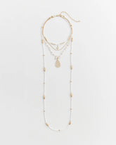 Chico's Jewelry Convertible Beaded Pendant Necklace