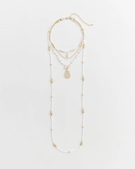 Chico's Jewelry Convertible Beaded Pendant Necklace