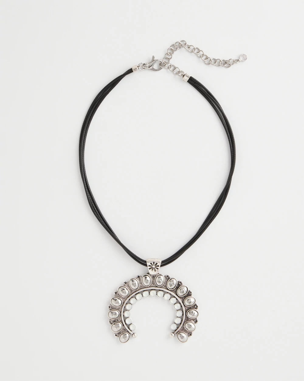Chico's Jewelry Short Horseshoe Pendant Necklace