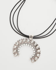 Chico's Jewelry Short Horseshoe Pendant Necklace