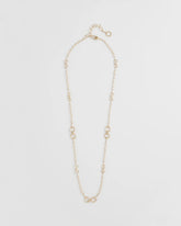 Chico's Jewelry Equestrian Horsebit Long Link Necklace