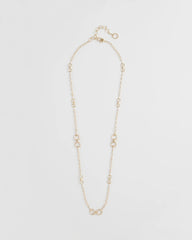 Chico's Jewelry Equestrian Horsebit Long Link Necklace