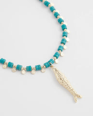 Chico's Jewelry Turquoise Bead Necklace