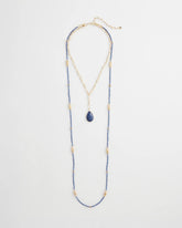 Chico's Jewelry Convertible Beaded Pendant Necklace