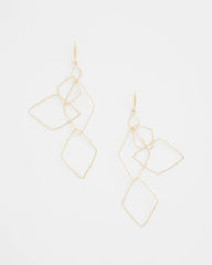 Chico's Jewelry Diamond Shaped Linear Earrings