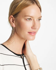 Chico's Jewelry Diamond Shaped Linear Earrings