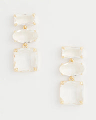 Chico's Jewelry Neutral Faceted Drop Earrings