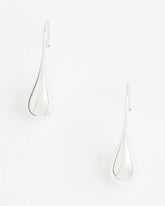 Chico's Jewelry No Droop™ Silver Tone Teardrop Threader Earrings