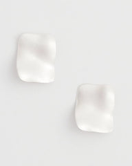 Chico's Jewelry Square Oversized Stud Earrings