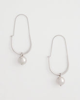 Chico's Jewelry Silver Bead Threader Earrings