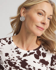 Chico's Jewelry Medallion Earrings