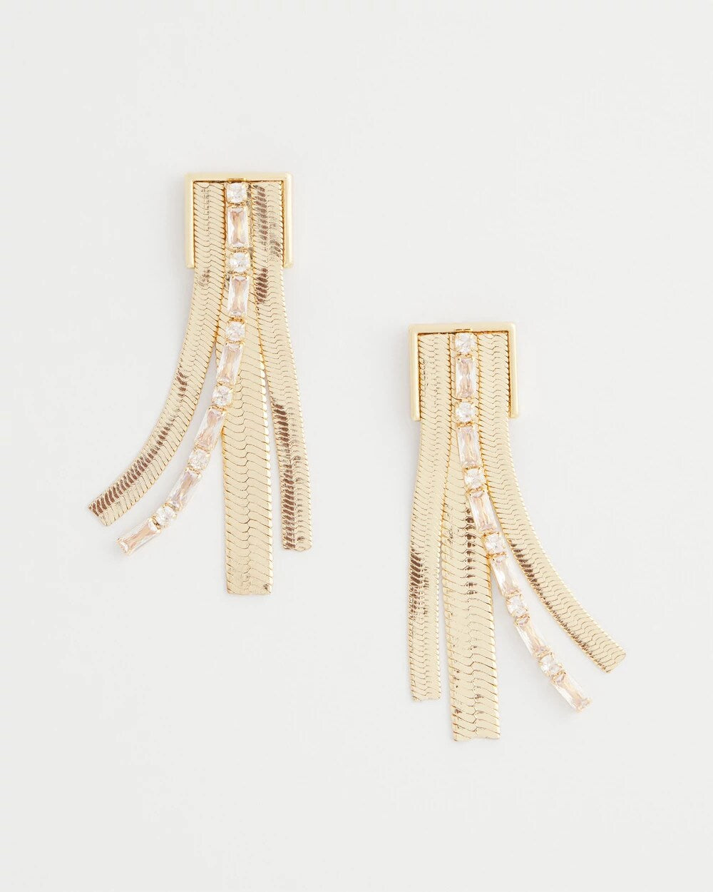 Chico's Jewelry Snake Chain Linear Earrings