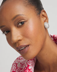 Chico's Jewelry Medallion Clip-On Earrings