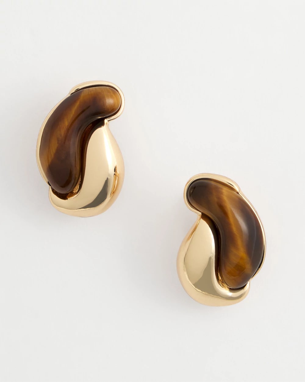 Chico's Jewelry Tortoise Marble Clip-On Earrings