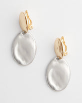Chico's Jewelry No Droop™ Mixed-Metal Clip-On Earrings
