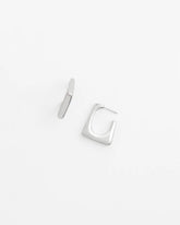 Chico's Jewelry No Droop® Silver Tone Square Hoops
