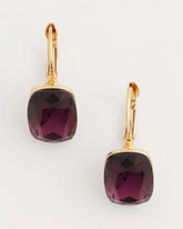 Chico's Jewelry Purple Gem Drop Earrings