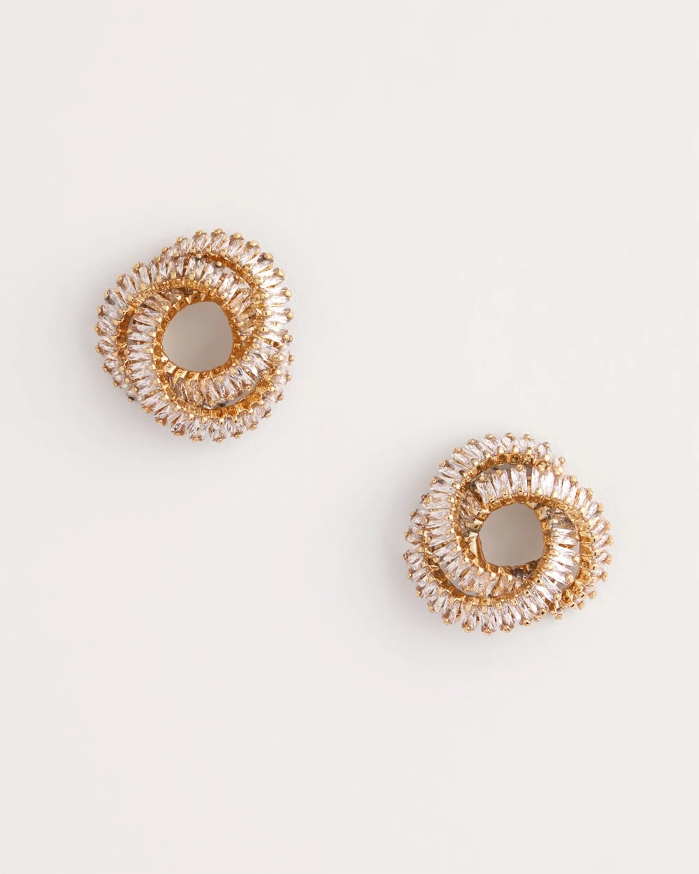 Chico's Jewelry Goldtone Twisted Stud Earrings