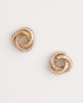 Chico's Jewelry Goldtone Twisted Stud Earrings