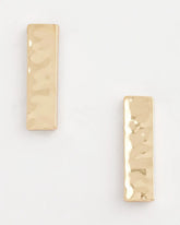Chico's Jewelry Ash Gold Collection Square Drop Earrings