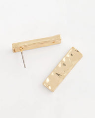 Chico's Jewelry Ash Gold Collection Square Drop Earrings