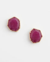 Chico's Jewelry No Droop® Jade Stud Earrings