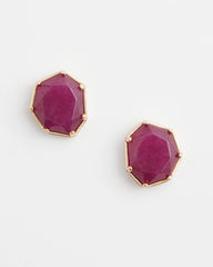 Chico's Jewelry No Droop® Jade Stud Earrings