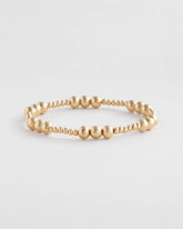 Chico's Jewelry Gold-tone Small Bead Stretch Bracelet