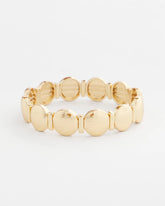 Chico's Jewelry Textured Circle Stretch Bracelet
