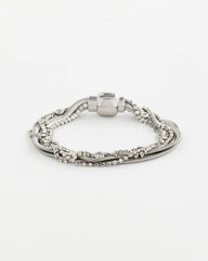 Chico's Jewelry Silvertone Multistrand Bracelet