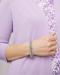 Chico's Jewelry Silvertone Multistrand Bracelet