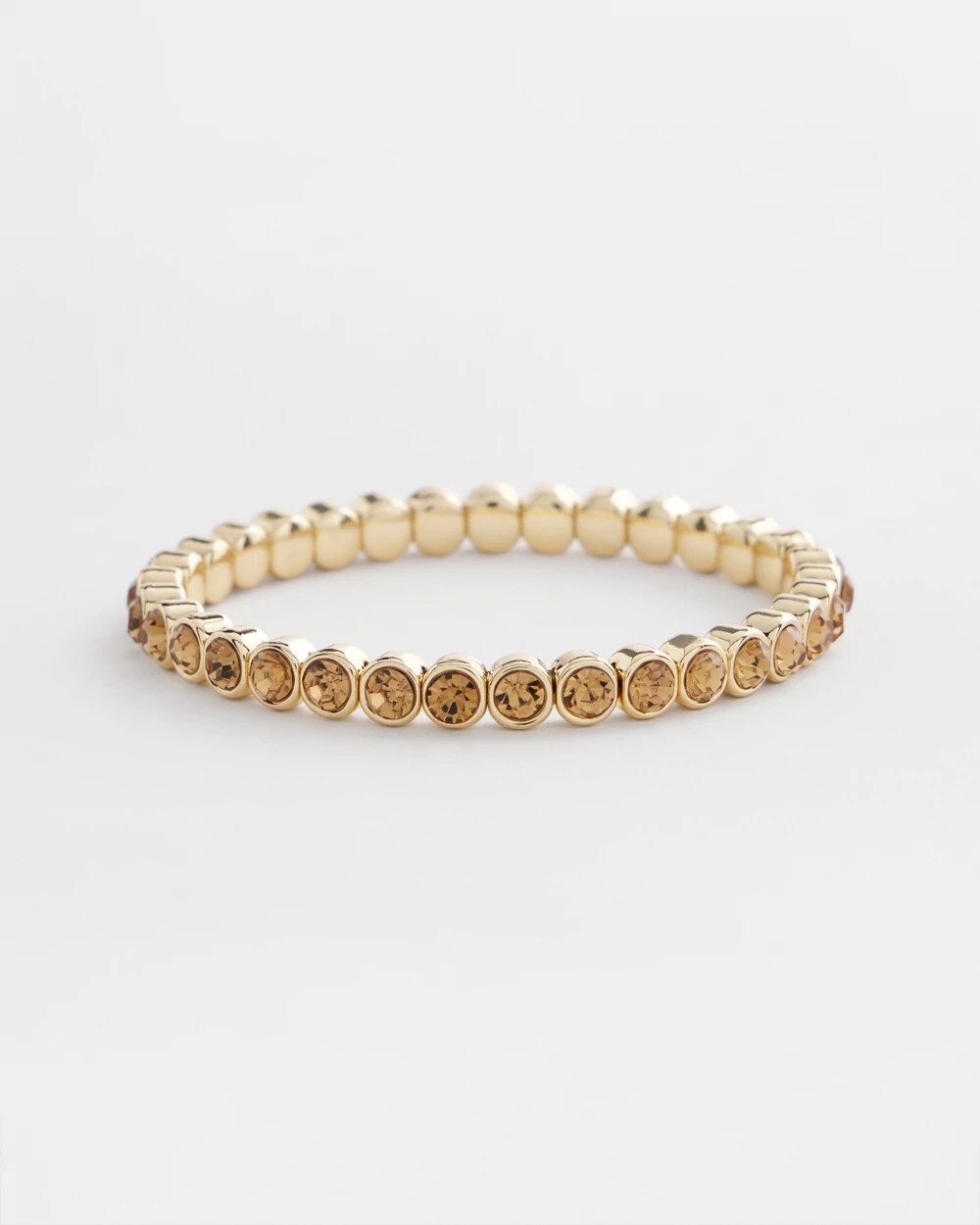Chico's Jewelry Amber Hues Shiny Stretch Bracelet